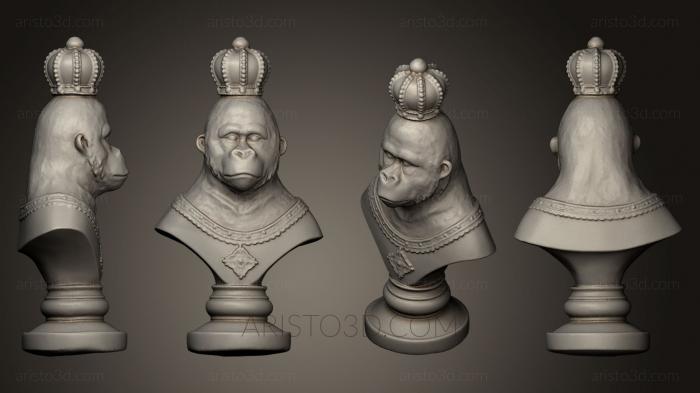 Busts of heroes and monsters (BUSTH_0432) 3D model for CNC machine